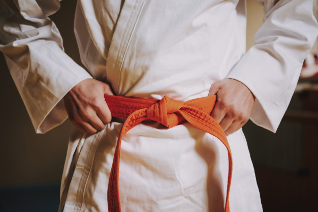 close-up-red-belt-white-martial-arts-fighter_99043-1664